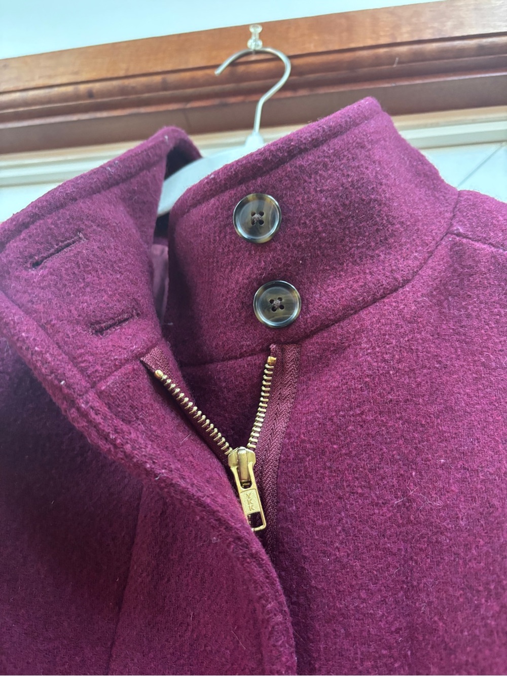 J Crew Button City Coat